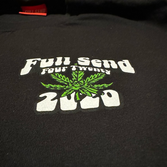 Full Send Nelk Boys 420 Tee. Black. Size L. GUC - Picture 2 of 11
